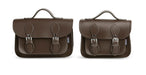 Handmade Leather Micro Satchel - Dark Brown-1