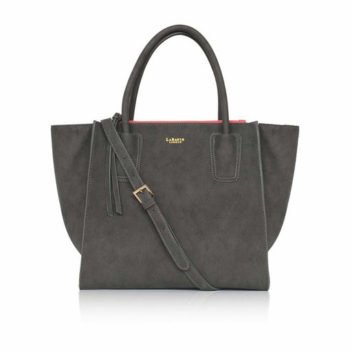 Demi Grey Vegan Winged Tote Bag-0