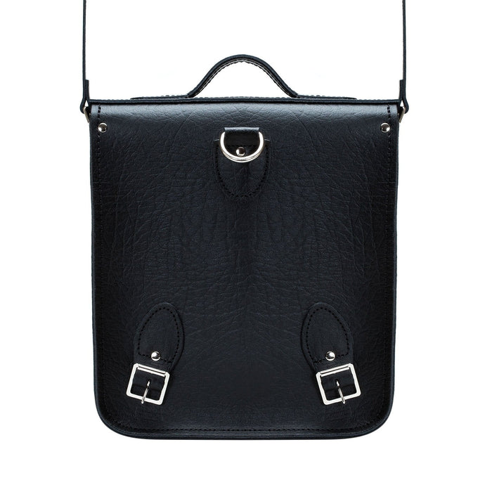 Handmade Leather City Backpack - Black Executive-3