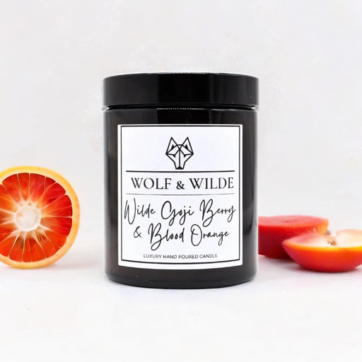 Goji Berry & Blood Orange Luxury Aromatherapy Scented Candle-0