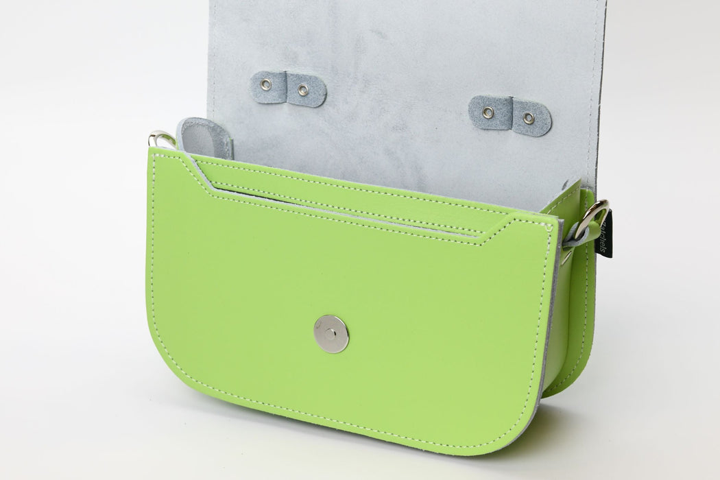 Aura Handmade Leather Bag - Grass Green-2