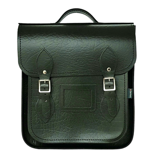 Handmade Leather City Backpack - Executive - British Racing Green-0
