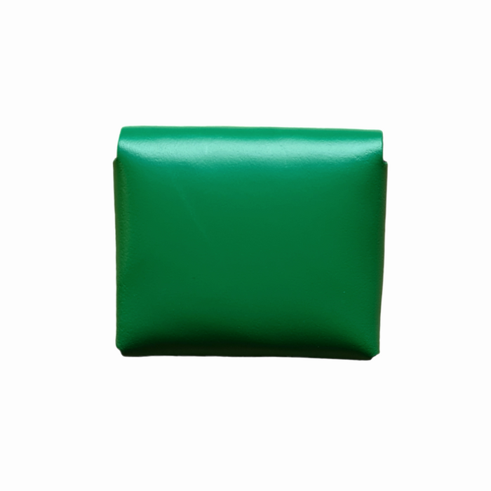 Handmade Leather Simple Coin Purse - Green-2