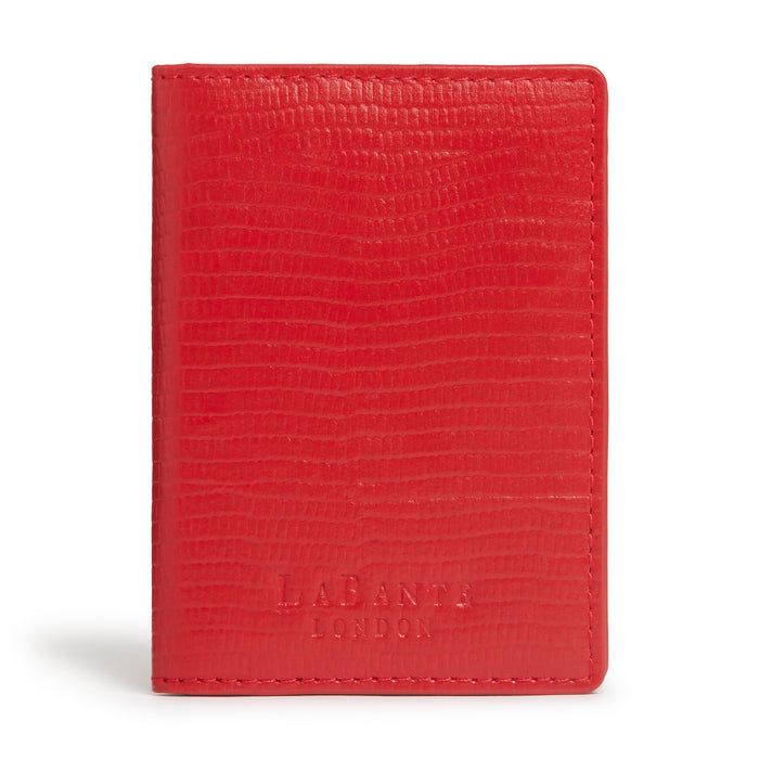 Nutcombe Red Passport Holder & bi-fold CC holder Gift Box-3