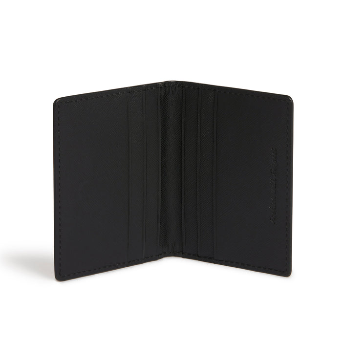 Nutcombe Black Passport Holder & bi-fold CC holder Gift Box-4