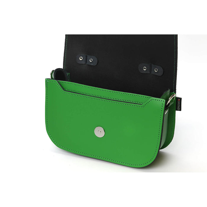 Aura Handmade Leather Bag - Green-3
