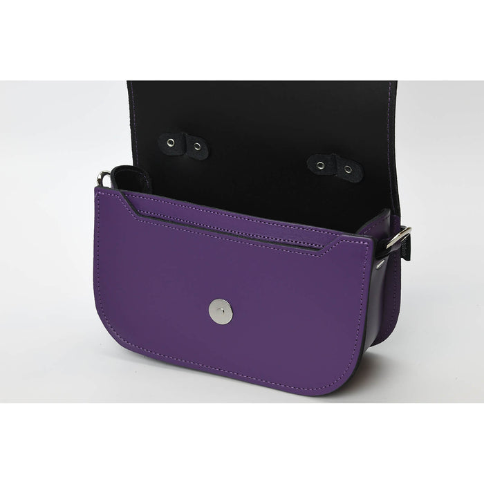 Aura Handmade Leather Bag - Purple-2