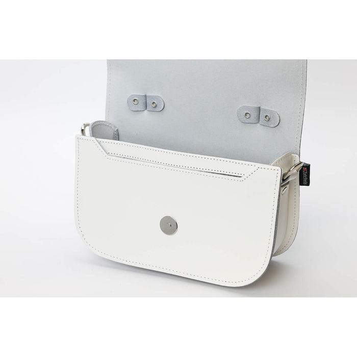 Aura Handmade Leather Bag - White - Love Thy Bargains