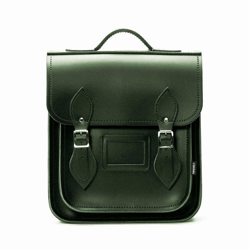 Handmade Leather City Backpack - Ivy Green-0