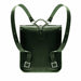 Handmade Leather City Backpack - Ivy Green-3