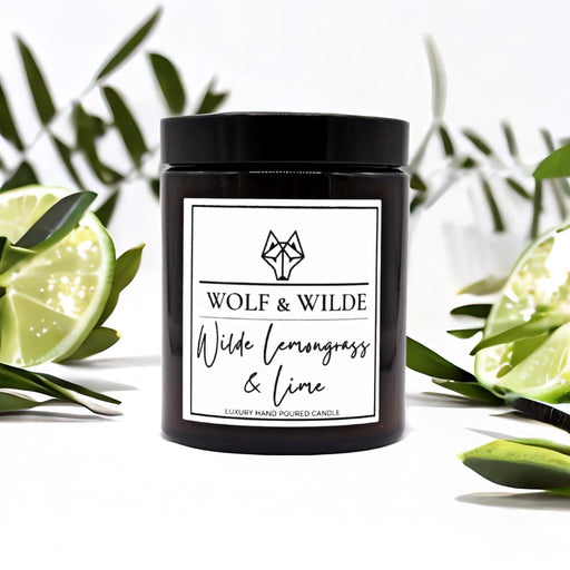 Lemongrass & Lime Luxury Aromatherapy Scented Candle-0
