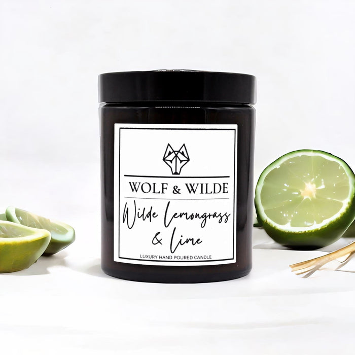 Lemongrass & Lime Luxury Aromatherapy Scented Candle-1