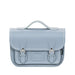 Leather Midi Satchel - Lilac Grey-0