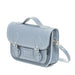 Leather Midi Satchel - Lilac Grey-1