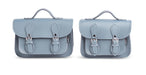 Handmade Leather Micro Satchel - Lilac Grey-1