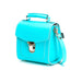 Handmade Leather Sugarcube Handbag - Limpet - Shell Blue-1