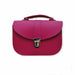 Olympia Handmade Leather Bag - Magenta-0