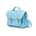 Handmade Leather Micro Satchel - Pastel Baby Blue-1