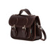 Handmade Leather Micro Satchel - Dark Brown-2