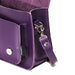 Handmade Leather Micro Satchel - Purple-2
