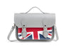 Union Jack Midi Satchel - Ghost Grey-0