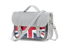 Union Jack Midi Satchel - Ghost Grey-1