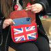 Union Jack Midi Satchel - Pillar Box Red-4