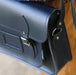 Handmade Leather Satchel - Navy Blue-4