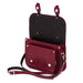 Leather Midi Satchel - Oxblood-2