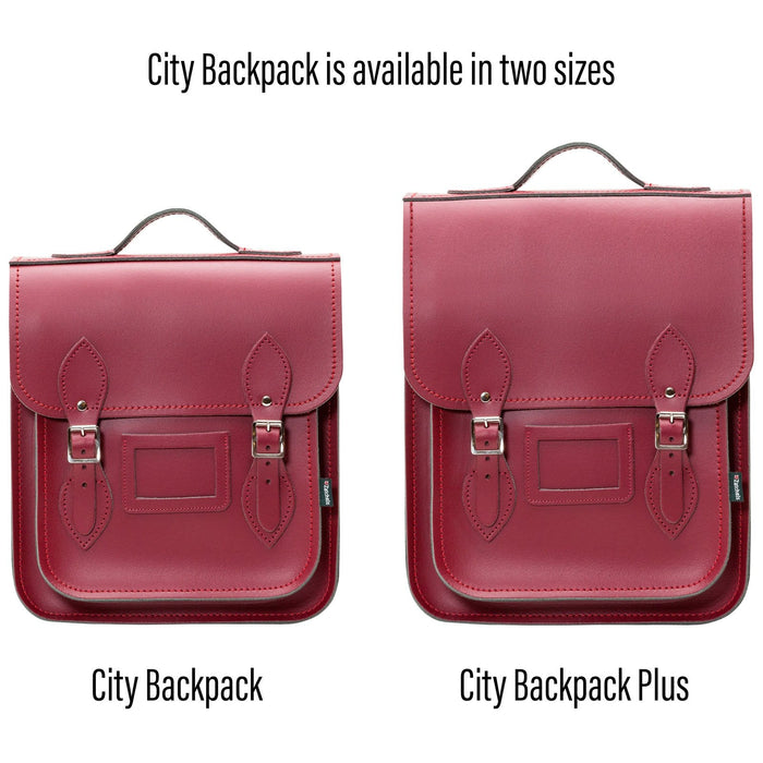 Handmade Leather City Backpack - Oxblood-6
