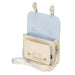 Leather Midi Satchel - Pastel Cream-2