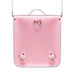 Handmade Leather City Backpack - Pastel Pink-3