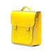 Handmade Leather City Backpack - Pastel Daffodil Yellow-1