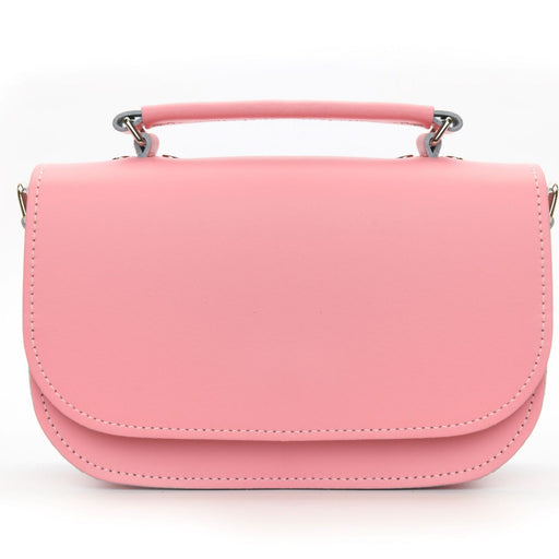 Aura Handmade Leather Bag - Pastel Pink-0