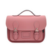 Leather Midi Satchel - Pastel Pink-0