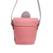 Handmade Leather Daisy Barrel Bag - Pastel Pink-3