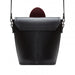 Handmade Leather Daisy Barrel Bag - Poppy - Red-2