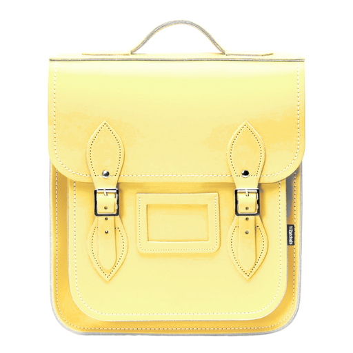 Handmade Leather City Backpack - Primrose - Yellow-0