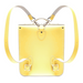 Handmade Leather City Backpack - Primrose - Yellow-2