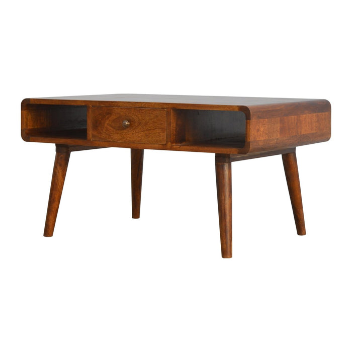 Curved Chestnut Coffee Table wholesalers