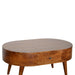 Chestnut Rounded Coffee Table dropshipping