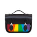 Leather Midi Satchel - Pride-0