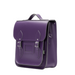 Handmade Leather City Backpack - Purple-1