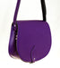 Handmade Leather Saddle Bag - Purple-1