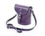 Handmade Leather Barrel Bag - Purple-1