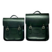 Handmade Leather City Backpack - Executive - British Racing Green-3