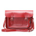 Handmade Leather Satchel - Red-1