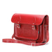 Handmade Leather Satchel - Red-2