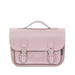 Leather Midi Satchel - Rose Quartz-0