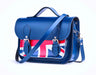 Union Jack Midi Satchel - Royal Blue-1